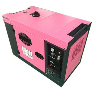 10A Small Portable Electric Generator 5kw 6kw Genset With Wheels