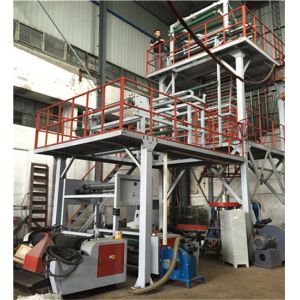 3 Three Layer Blown Film Extrusion Machine , Blown Film Line 360° Rotation
