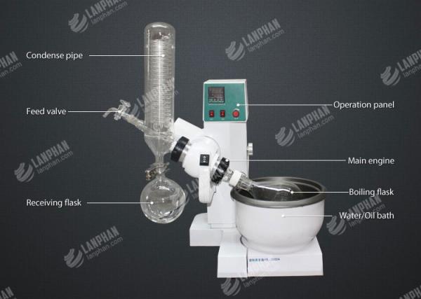 630*560mm Re2000a 1.5kw Lab Rotary Evaporator