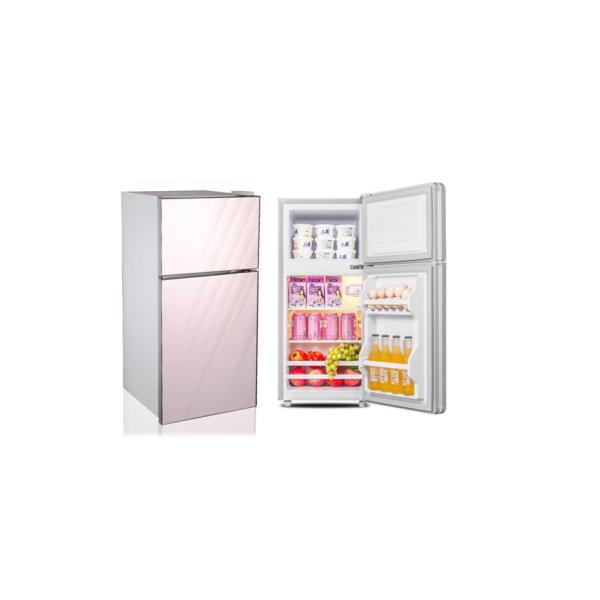 50Hz 70L Silver Mini Top Mounted Freezer Antibacterial 2.5 Cubic Feet Refrigerator
