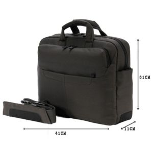 Black Messenger Laptop Bags Lightweight Business Bag for Men