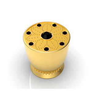 Hanging Plating 71.5g IGES Perfume Bottle Cover Laser Engraving