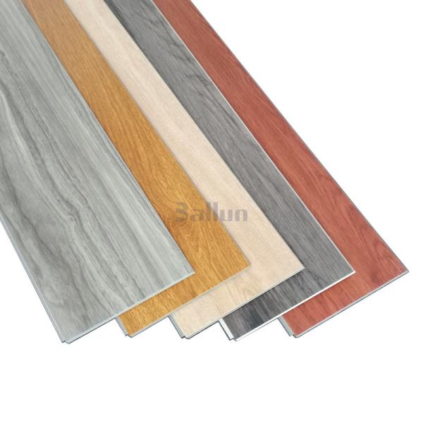 Waterproof Click Lock Vinyl Plank Commercial Grade SPC Flooring with Wood Grain
