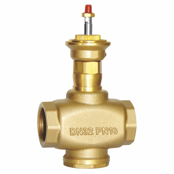 Buy 3 Way HVAC Control Parts Electric Brass Dn 20 Valve For Air Condition at wholesale prices