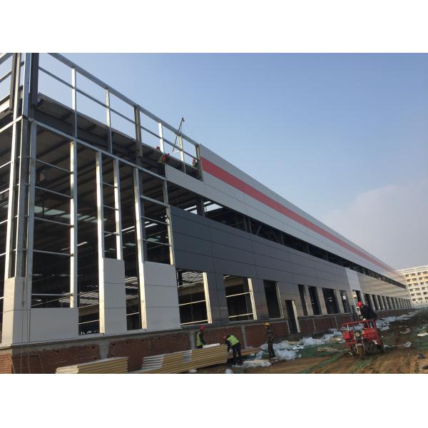 Buy Prefabricated Industrial Shed Steel Structure Warehouse DIP Galvanized Customized at wholesale prices