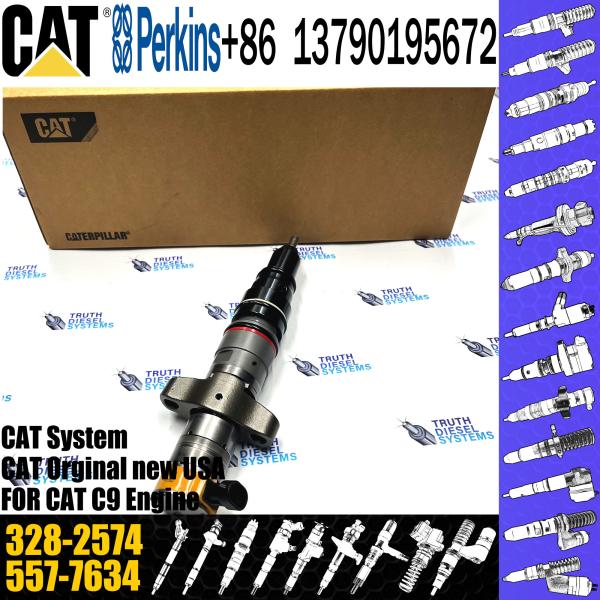 Buy C9 diesel fuel injector 387-9433 254-4340 557-7633 328-2574 for CAT Excavator Engine at wholesale prices