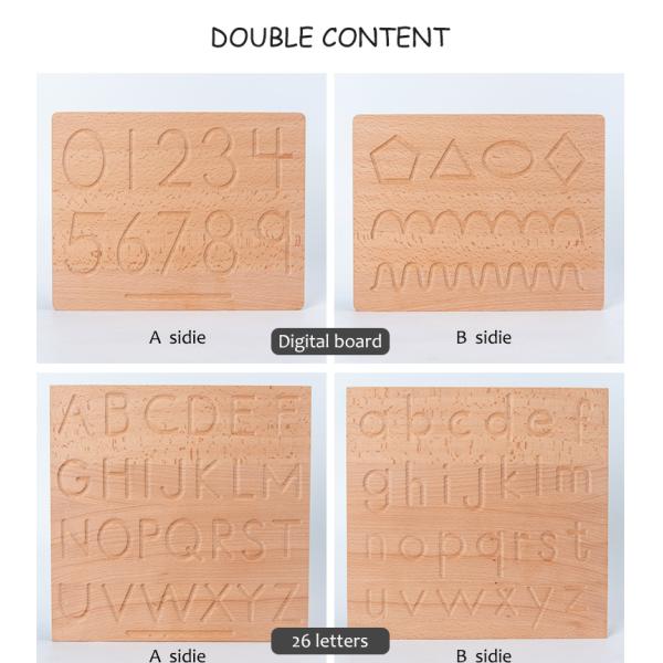 Montessori Language Development Toy English Capital Alphabet Letters