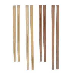 210mm/240mm*4.8mm Carbonized Disposable Tensoge Bamboo Chopsticks Eco-Friendly Biodegradable 100% Natural Bamboo