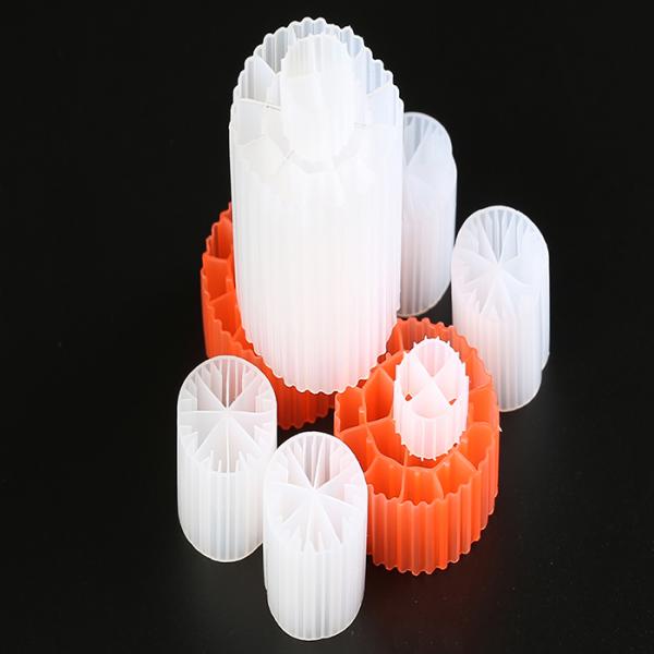 Heavy PE08 MBBR Filter Media Virgin HIPS Material For Waste Water Treatment White color biomass media