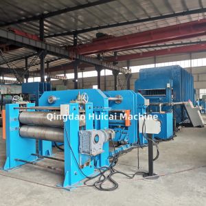 Plate Pressure 3.08 MPa Steel Cord Conveyor Belt Vulcanizing Press with Power 7
