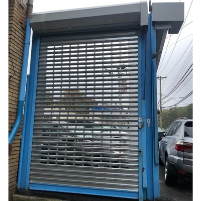 7.5KW Hydraulic Shutter Door Roll Forming Machine Punching Galvanized Metal 6