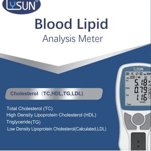 500 Records Blood Lipid Analysis Meter Portable Lipid Analyzer 90g
