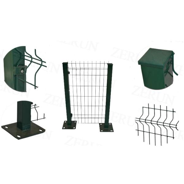 3D Outdoor Decorative Curved Welded Wire Mesh Security Garden Fence Panel