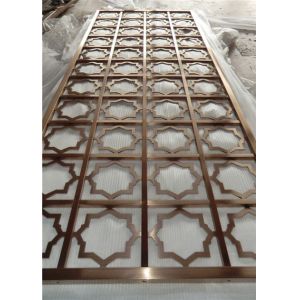 Brushed black titanium stainless steel screen , price stainless steel wall