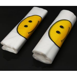 10 - 25MIC Thickness Biodegradable T Shirt Bags With Customized Logo