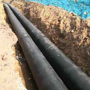 Quality Vacuum Calibrating Pre-Insulated Pipe Extrusion Line with Outsiding Casing for sale