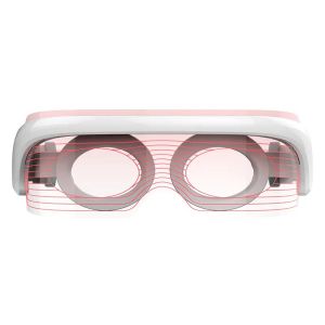 Portable Electric 3 Color Led Eye Therapy Mask Vibrating Eye Massage Masker
