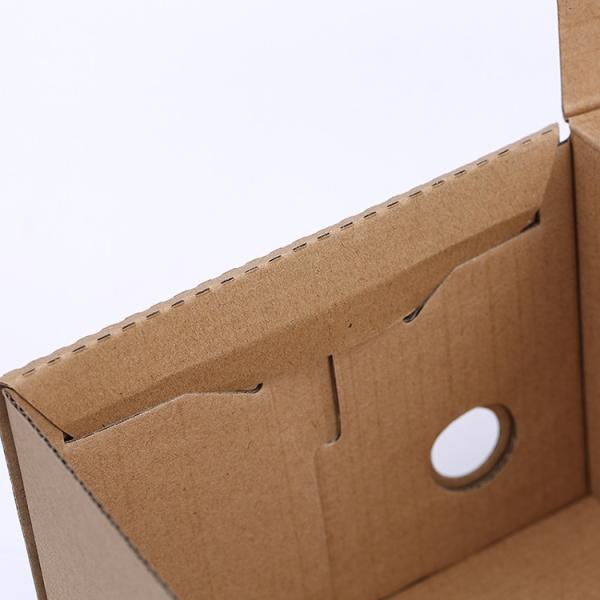Mailing 1800gsm CCNB Shoe Packaging Box Brown Corrugated Paper