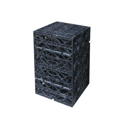 Buy Black Plastic Geocellular Infiltration Drainage Box For Rainwater Collection at wholesale prices
