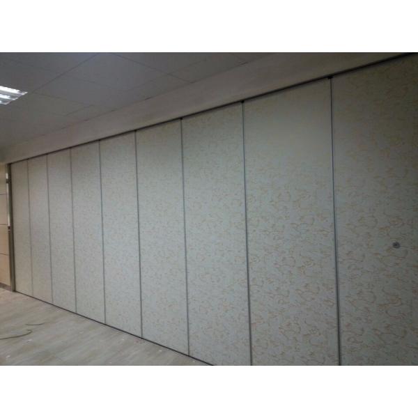 Floor To Ceiling Acoustic Room Dividers / Soundproof Movable Folding Room Partitions