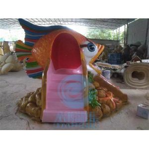 Commercial Mini Pool Slide Fiberglass Water Park Pool Slide Anti Static For