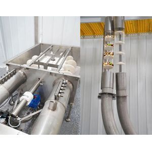 Stainless Steel Conveyor Chain System For Food Powders