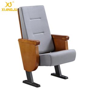 Red Movie Theater Seats With Fabric Upholstery / Molded Veneer 10 MM Cold Rolled