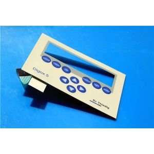 F150 / PET Tactile Membrane Keyboard , 3M Adhesive Waterproof Membrane Switch