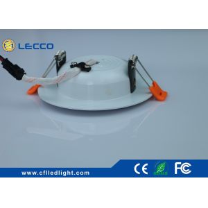 LED Recessed Downlight 15W SMD 5730 Disk Type 30 00H Life Time 100 LM / W SDCM <