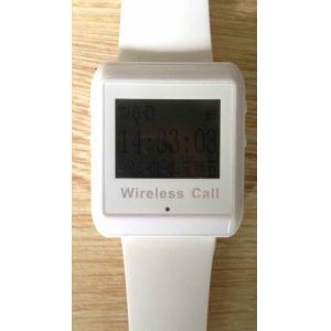 Wireless restaurant waiter service pager kitchen equipment vibrating wrist watch