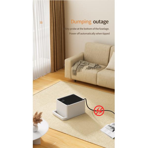 Portable Desktop Heater Lightweight and Portable 150*103*210MM for Office Room Home