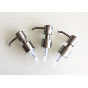 Customized Hotel Cosmetic Lotion Pump Stainless Steel Shampoo Pump