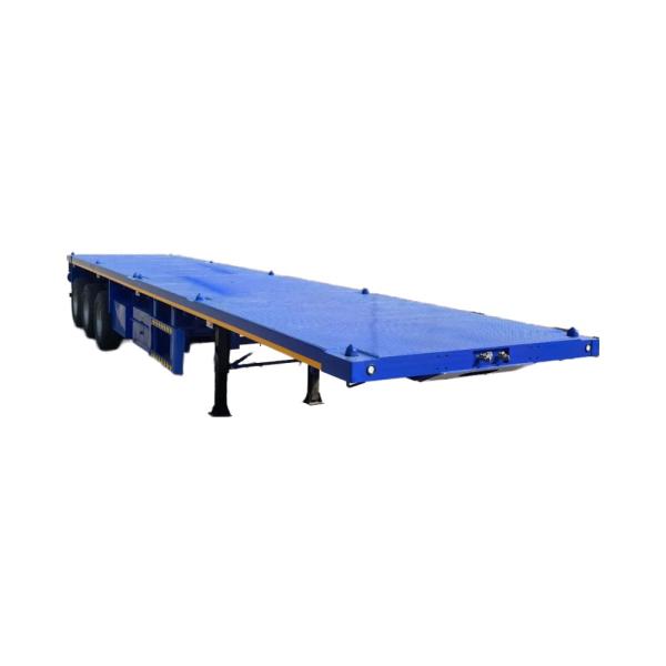Buy CIMC 45 Foot 12m-40m 13m-17m 60 Ton Low Axle 30 ft Flatbed Semi-Trailer 2 Axle 30 ft Flat Bed Trailer 3 Axle Semi Trailers at wholesale prices