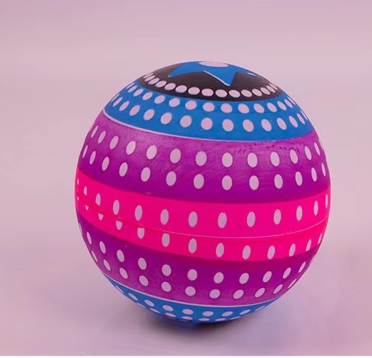 Customized Logo Bright Color Full Printing Vinyl Pvc Toy Ball for Outdoor and Indoor Fun
