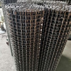 Stainless Steel Flat Wire Conveyor Belt Used in India