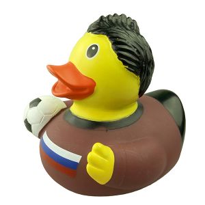 OEM Floating Football Custom Rubber Ducks 9P Free For Super Market / Toys Retail