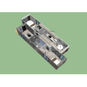 European Style Prefab Container Homes Luxury Fully Assembly 40ft Shipping