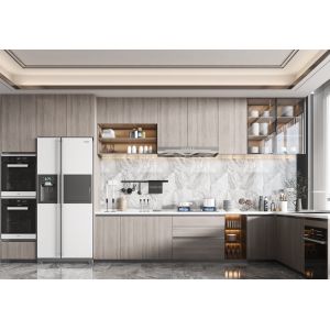 Manufacturer Customized Designs Modern MDF High Gloss Lacquer Kitchen Cabinet
