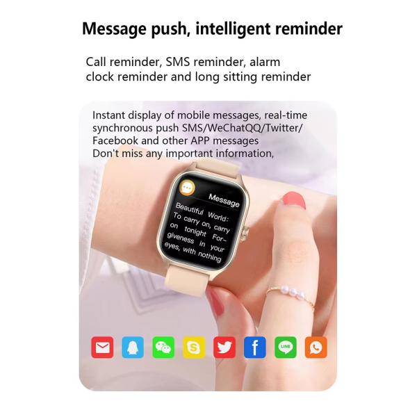 GTS4 Women'S Bluetooth Watch SMS Reminder Multifunctional