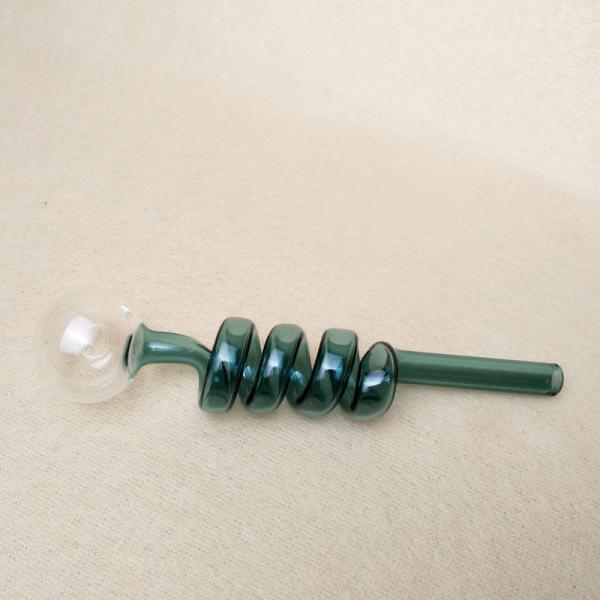 14cm Length 30mm Diameter Ball Balancer Perc Glass Water Pipe Lightweight