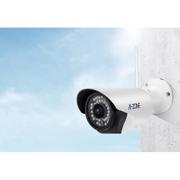 Wireless Ip Camera Waterproof IP66 , Bullet IP Security Camera High Defination