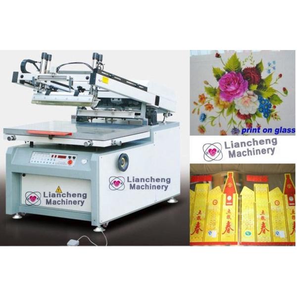 Buy LC-8012G/6090G flat Microcomputer High precision screen printing machine paper，plastic, glass, ceramics, metal, textile at wholesale prices
