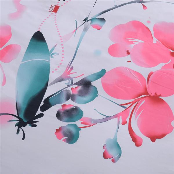 173 * 118 Fabric Density Pure Cotton White Chinese Bed Sheets and Quilt Covers