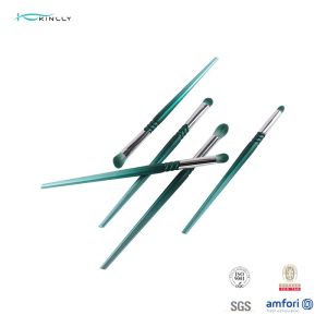 9pcs Soft Makeup Brushes Beveling Aluminum Ferrule Beauty Creations Brushes