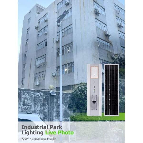 700w 500w Aluminum Integrated Led Solar Street Lights For 8m 10m Height Lighting