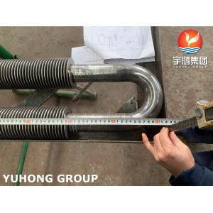 China U Bend Solid Finned Tube HFW For Fired Heater Furnace Convection Section on sale