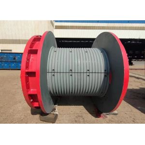 China Painting / Galvanizing Hydraulic Crane Winch With Manual Control on sale