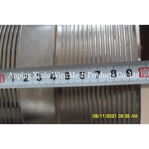 Johnson Wedge Wire Continuous Slot Screen Pipe For Groundwater