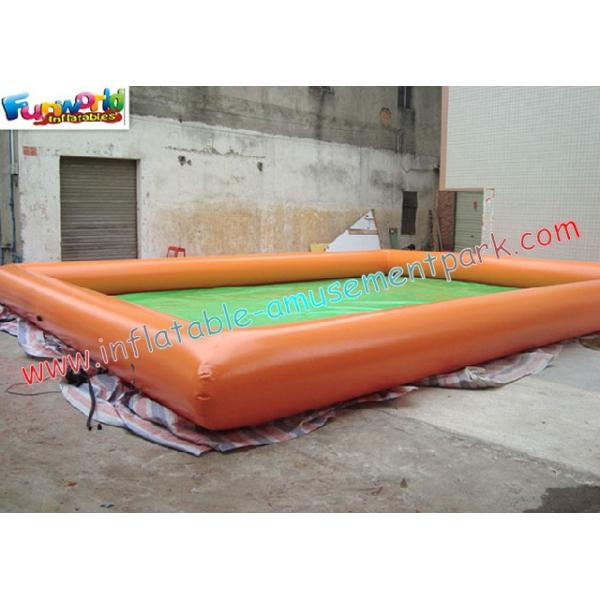 Buy Outdoor Small Orange Inflatable Water Kids Pool for Swimming and Walk Roller at wholesale prices