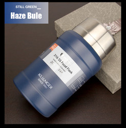 Outdoor Stainless Steel Vacuum Food Container 800ml Capacity